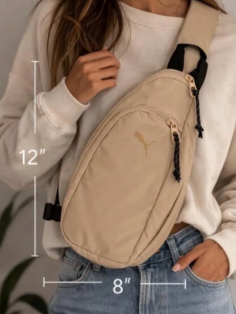 ✨HOST PICK x 2✨ 🤍✨ PUMA Myriad Sling Bag Crossbody in Light Beige 🤍✨